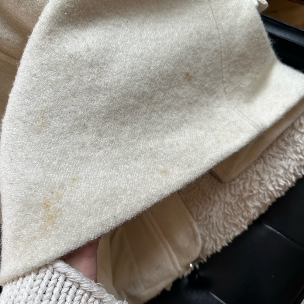 FRNCH Wooly Long Bomber Jacket - Picture 8 of 11
